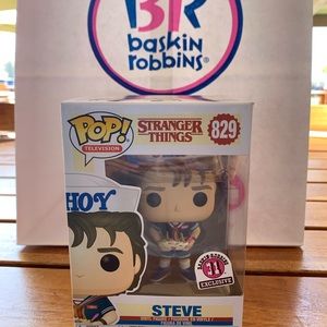 Steve-Stranger Things-Funko Pop! BR Excl. - #829